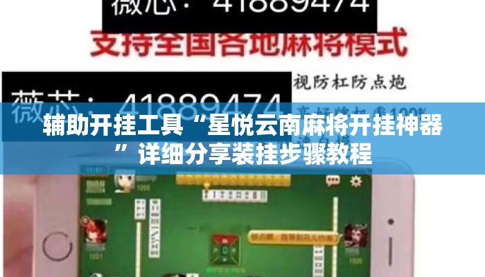 辅助开挂工具“星悦云南麻将开挂神器”详细分享装挂步骤教程