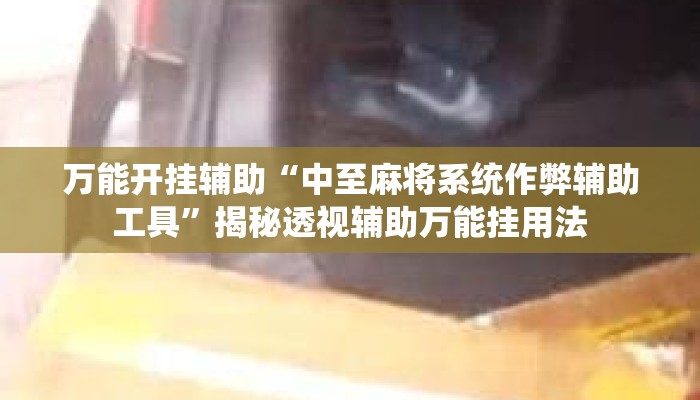 万能开挂辅助“中至麻将系统作弊辅助工具”揭秘透视辅助万能挂用法