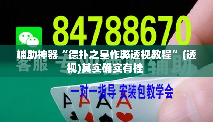 辅助神器“德扑之星作弊透视教程	”(透视)其实确实有挂 