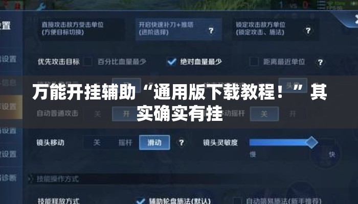 万能开挂辅助“通用版下载教程！”其实确实有挂