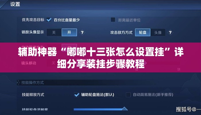 辅助神器“嘟嘟十三张怎么设置挂”详细分享装挂步骤教程