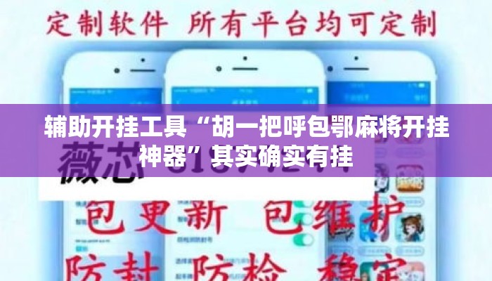辅助开挂工具“胡一把呼包鄂麻将开挂神器”其实确实有挂