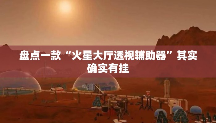 盘点一款“火星大厅透视辅助器”其实确实有挂