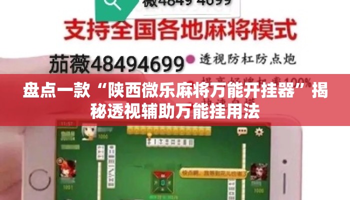 盘点一款“陕西微乐麻将万能开挂器	”揭秘透视辅助万能挂用法