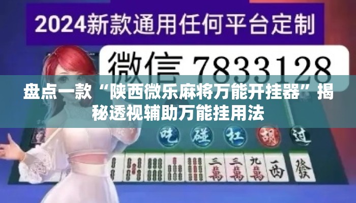 盘点一款“陕西微乐麻将万能开挂器”揭秘透视辅助万能挂用法