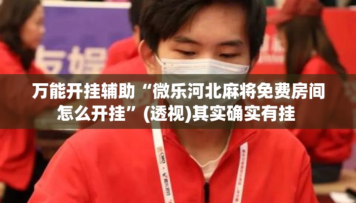 万能开挂辅助“微乐河北麻将免费房间怎么开挂”(透视)其实确实有挂 