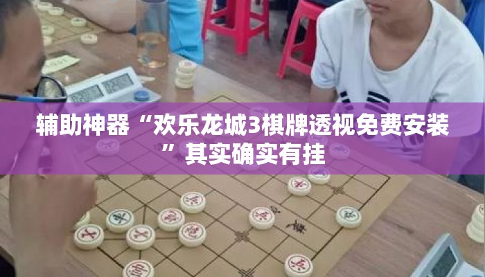 辅助神器“欢乐龙城3棋牌透视免费安装	”其实确实有挂