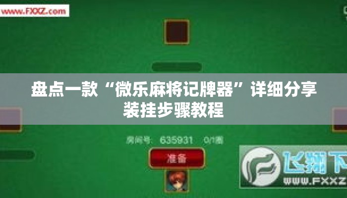 盘点一款“微乐麻将记牌器”详细分享装挂步骤教程