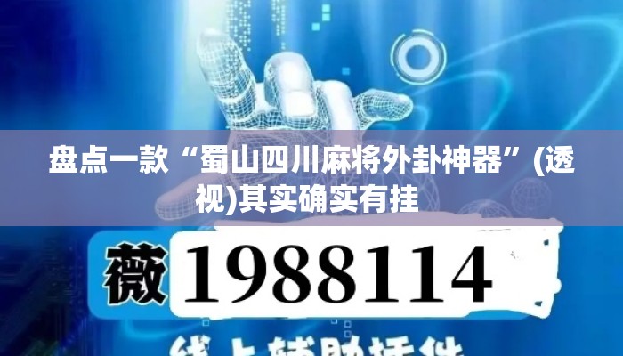 盘点一款“蜀山四川麻将外卦神器”(透视)其实确实有挂 