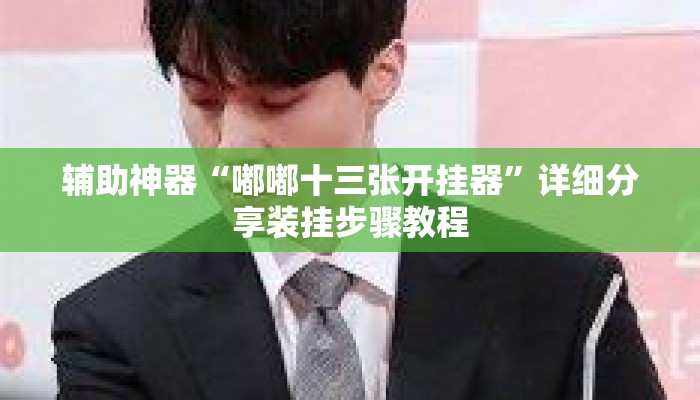 辅助神器“嘟嘟十三张开挂器”详细分享装挂步骤教程
