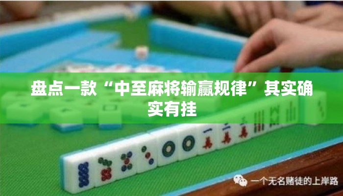盘点一款“中至麻将输赢规律	”其实确实有挂
