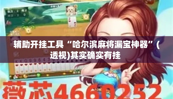 辅助开挂工具“哈尔滨麻将漏宝神器”(透视)其实确实有挂 
