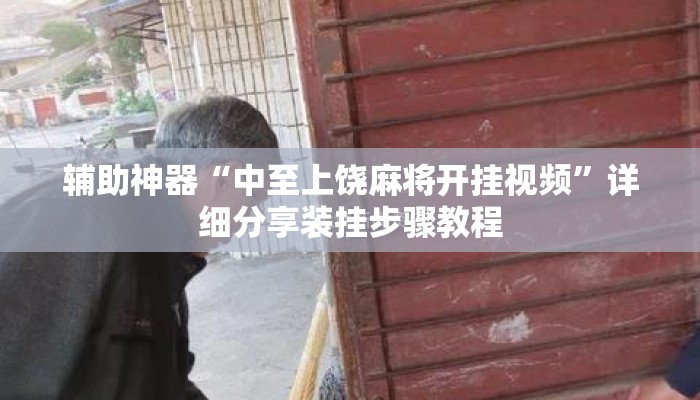 辅助神器“中至上饶麻将开挂视频”详细分享装挂步骤教程