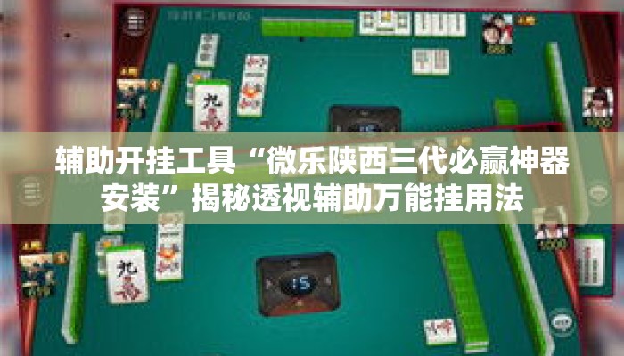 辅助开挂工具“微乐陕西三代必赢神器安装”揭秘透视辅助万能挂用法