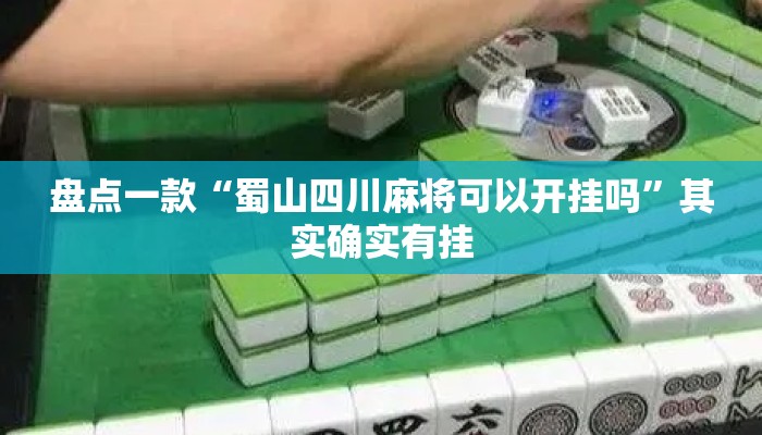 盘点一款“蜀山四川麻将可以开挂吗”其实确实有挂