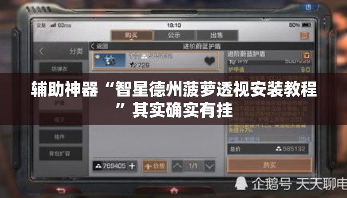 辅助神器“智星德州菠萝透视安装教程”其实确实有挂