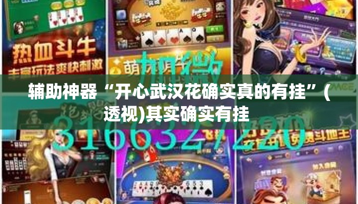 辅助神器“开心武汉花确实真的有挂”(透视)其实确实有挂 