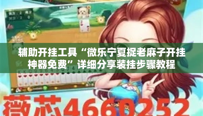 辅助开挂工具“微乐宁夏捉老麻子开挂神器免费”详细分享装挂步骤教程