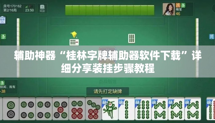 辅助神器“桂林字牌辅助器软件下载”详细分享装挂步骤教程