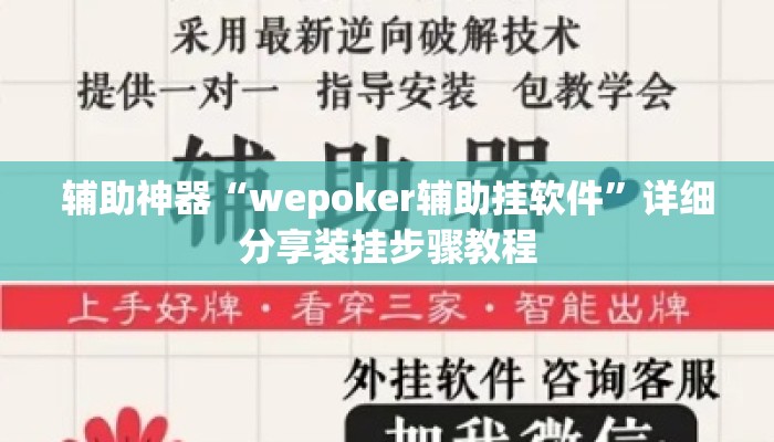 辅助神器“wepoker辅助挂软件	”详细分享装挂步骤教程