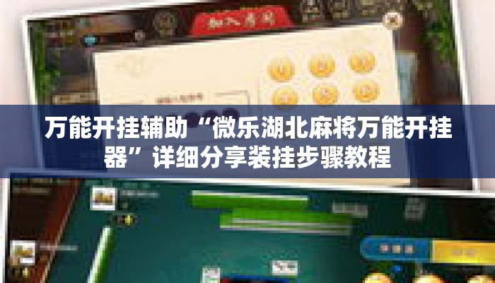 万能开挂辅助“微乐湖北麻将万能开挂器”详细分享装挂步骤教程