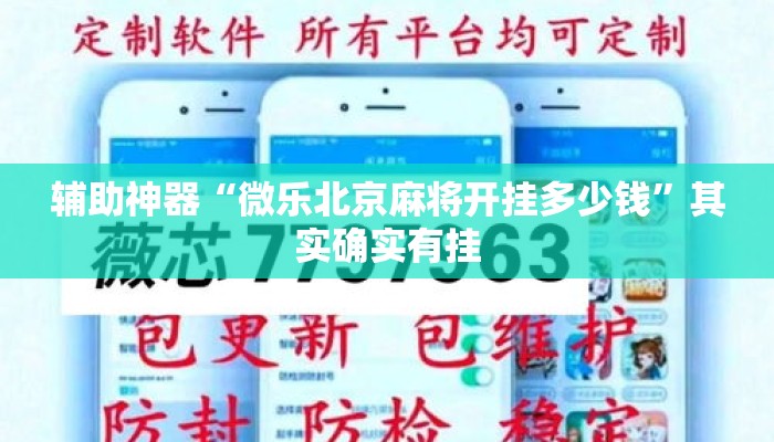 辅助神器“微乐北京麻将开挂多少钱”其实确实有挂