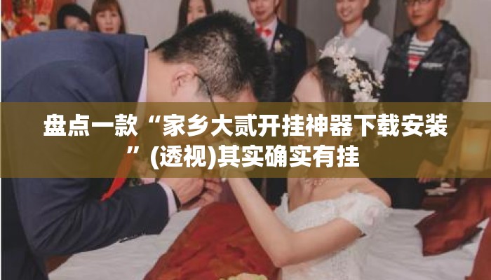 盘点一款“家乡大贰开挂神器下载安装	”(透视)其实确实有挂 