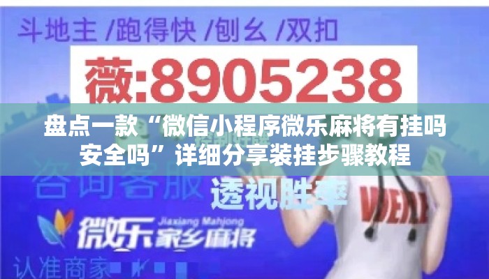 盘点一款“微信小程序微乐麻将有挂吗安全吗”详细分享装挂步骤教程