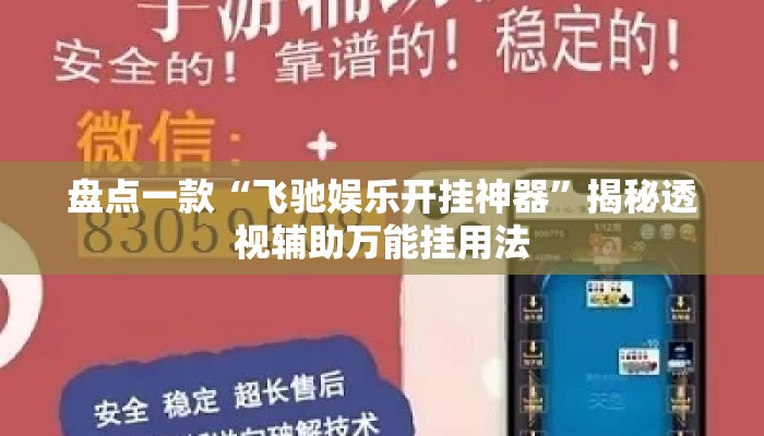盘点一款“飞驰娱乐开挂神器”揭秘透视辅助万能挂用法