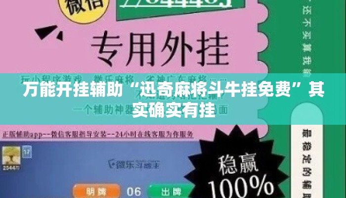 万能开挂辅助“迅奇麻将斗牛挂免费	”其实确实有挂