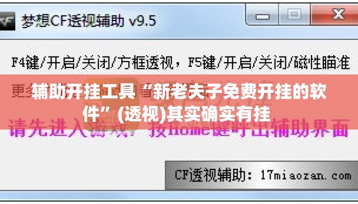 辅助开挂工具“新老夫子免费开挂的软件”(透视)其实确实有挂 