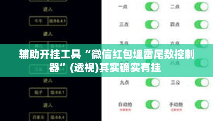 辅助开挂工具“微信红包埋雷尾数控制器”(透视)其实确实有挂 