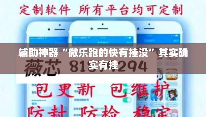 辅助神器“微乐跑的快有挂没”其实确实有挂