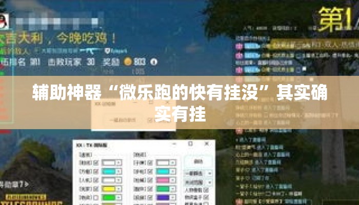 辅助神器“微乐跑的快有挂没”其实确实有挂