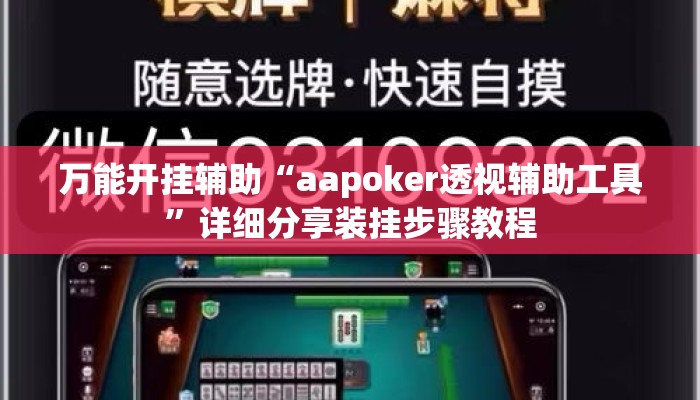 万能开挂辅助“aapoker透视辅助工具	”详细分享装挂步骤教程