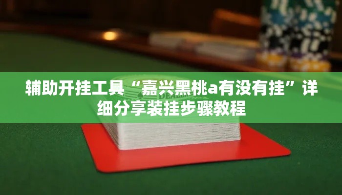辅助开挂工具“嘉兴黑桃a有没有挂”详细分享装挂步骤教程