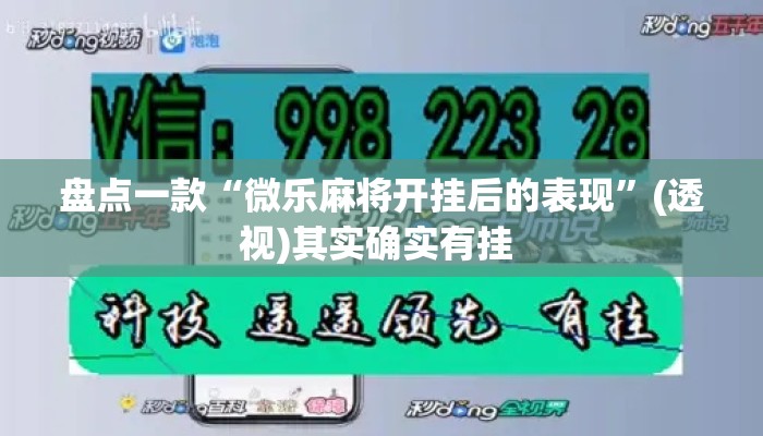 盘点一款“微乐麻将开挂后的表现”(透视)其实确实有挂 