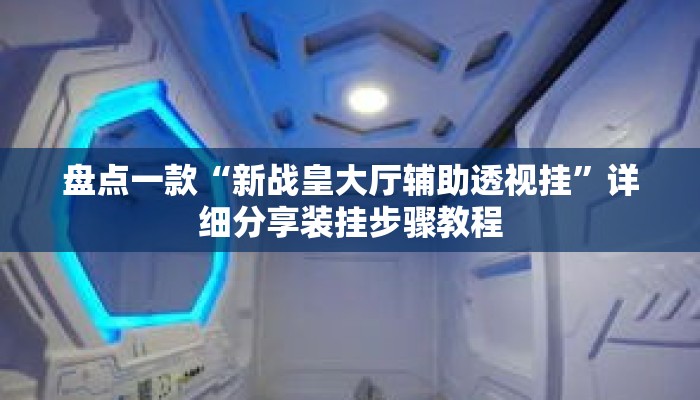 盘点一款“新战皇大厅辅助透视挂”详细分享装挂步骤教程