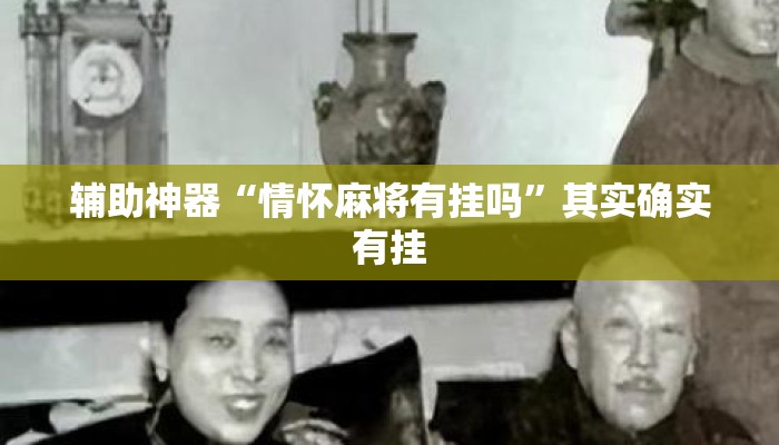 辅助神器“情怀麻将有挂吗	”其实确实有挂
