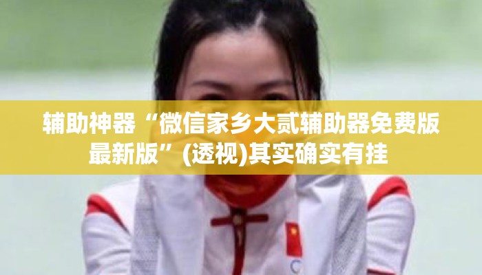 辅助神器“微信家乡大贰辅助器免费版最新版”(透视)其实确实有挂 