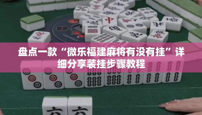 盘点一款“微乐福建麻将有没有挂”详细分享装挂步骤教程