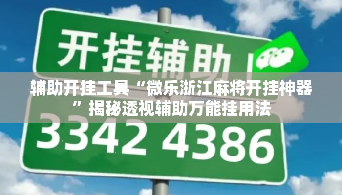 辅助开挂工具“微乐浙江麻将开挂神器”揭秘透视辅助万能挂用法
