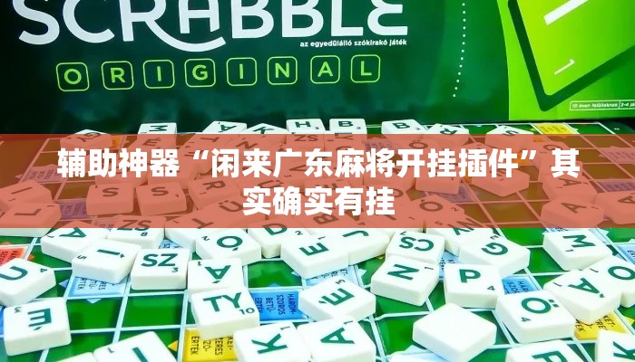 辅助神器“闲来广东麻将开挂插件”其实确实有挂