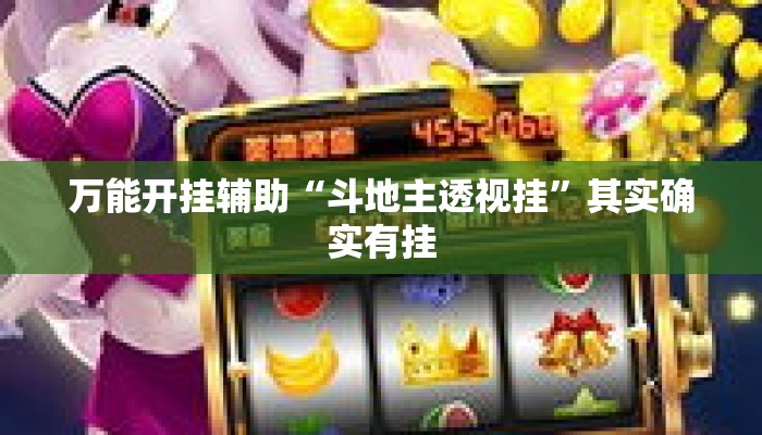 万能开挂辅助“斗地主透视挂”其实确实有挂