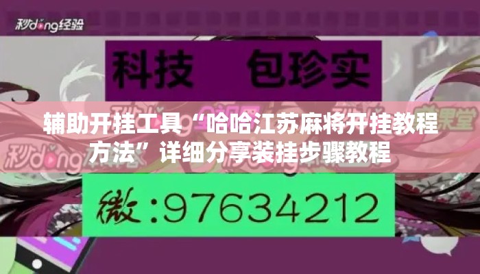 辅助开挂工具“哈哈江苏麻将开挂教程方法”详细分享装挂步骤教程