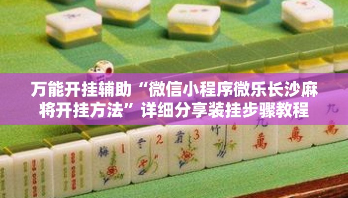万能开挂辅助“微信小程序微乐长沙麻将开挂方法	”详细分享装挂步骤教程