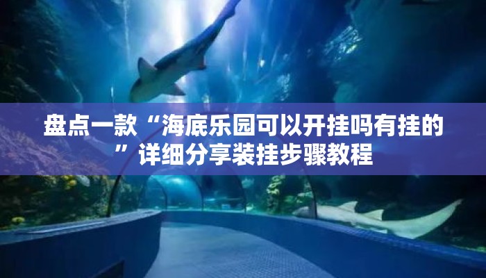 盘点一款“海底乐园可以开挂吗有挂的”详细分享装挂步骤教程