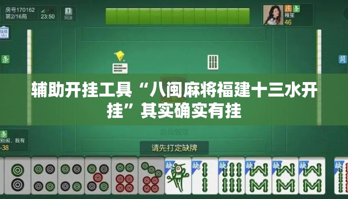 辅助开挂工具“八闽麻将福建十三水开挂”其实确实有挂