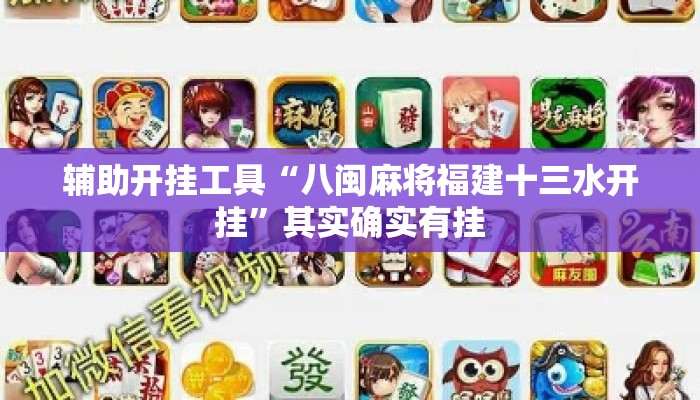辅助开挂工具“八闽麻将福建十三水开挂	”其实确实有挂
