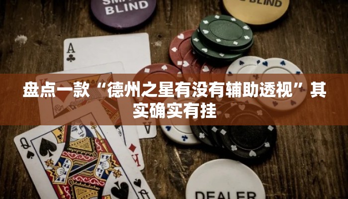 盘点一款“德州之星有没有辅助透视	”其实确实有挂